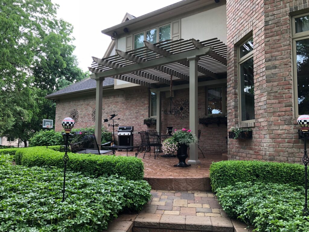 Pergolas can enhance your backyard by adding a bit of shade and protection to your backyard.