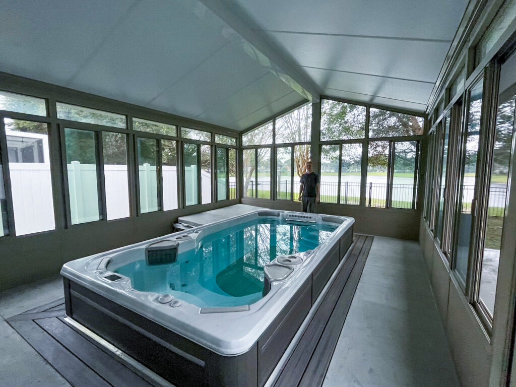 A sunroom can allow you to use your outdoor space all year long and stay protected from the elements.