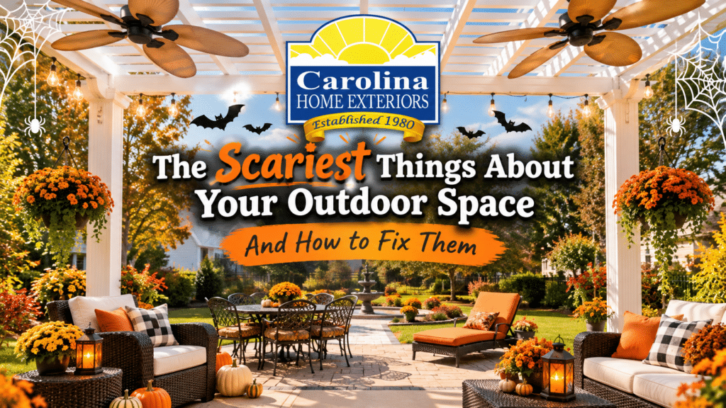 spooky outdoor spaces, beautifully solved